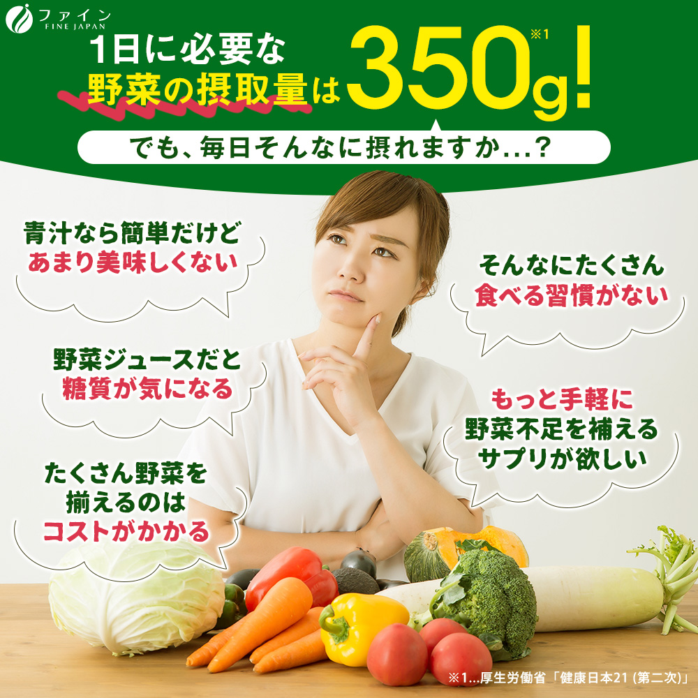 ゼリーdeサプリ おいしい野菜 20包 ファイン 300g(15g×20本) 3個セット